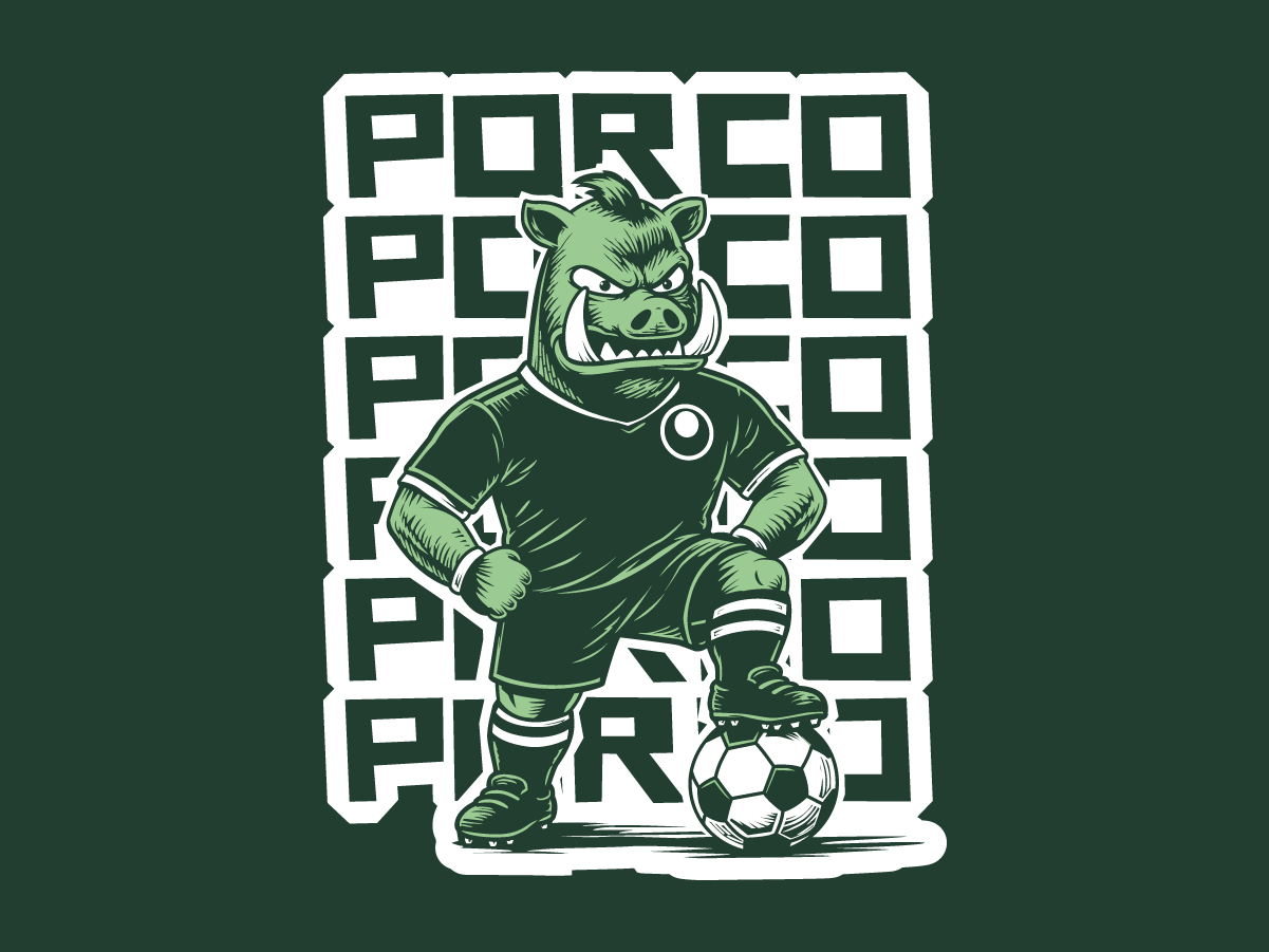 PORCO — VERDE — detalhe 3